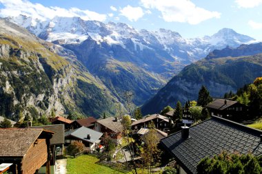 Murren 'de İsviçre Alpleri