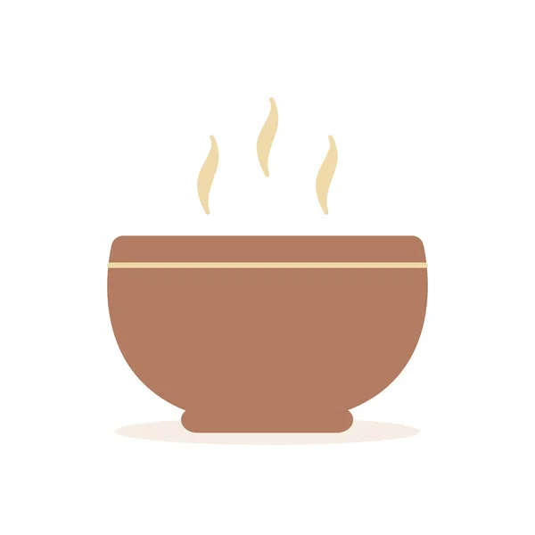 Ilustracja wektor gorącej zupy — Wektor stockowy