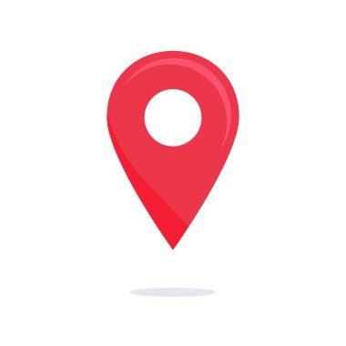 Haritada vektör resmi konumu