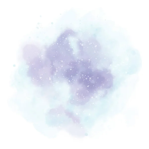 Pintura azul púrpura pastel fondo — Vector de stock