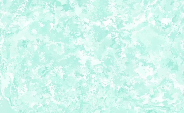 Mint abstrakte Aquarell Textur Hintergrund. Grüner Aquarellpinsel mit Spritzmuster — Stockvektor
