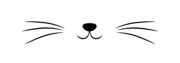 Platte kattenhart neus — Stockfoto
