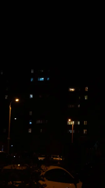 Estetyka Nocna Rosyjska Noc — Zdjęcie stockowe