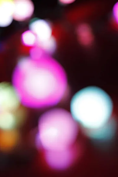 Bokeh Vícebarevného Vánočního Stromku — Stock fotografie