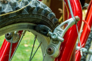 ön bisiklet freninin bir kenar görünümü