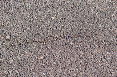 Çatlak, tam çerçeve, kapalı gri asfalt dokusu