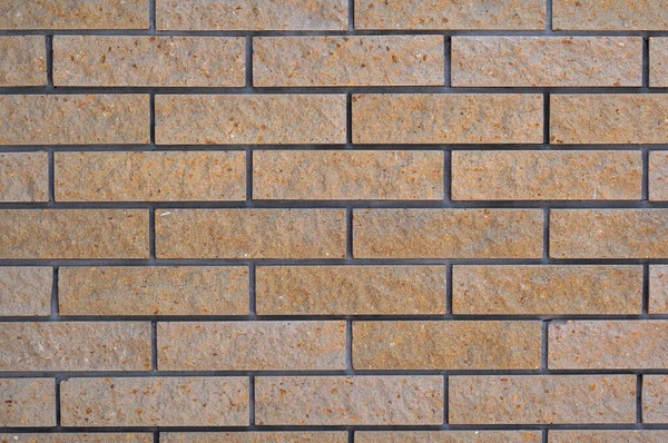 Brick Facade Tiles Chipped Brown Brick Facade Texture Noisy Texture — Stockfoto