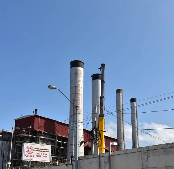 Port Spain Trinidad August 2021 Powergen Port Spain Power Station — 图库照片