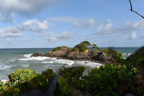 Pohled Oceán Galera Point Toco Trinidad Tobago — Stock fotografie