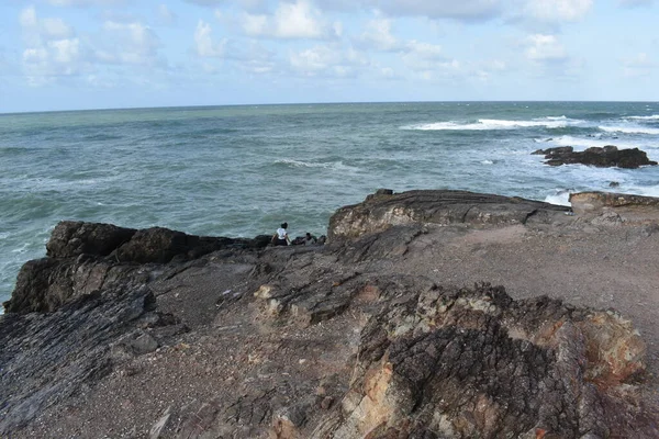 Vista Del Océano Desde Galera Point Toco Trinidad Tobago —  Fotos de Stock