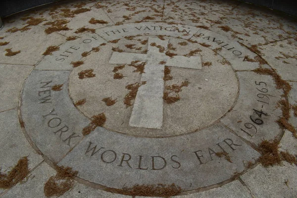 Flushing Queens Nova York Eua Maio 2022 Monumento Exedra Vaticano — Fotografia de Stock