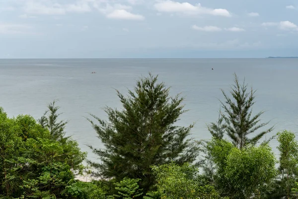 Labuan Malásia Junho 2021 Vista Praia Cidade Labuan Ilha Malásia — Fotografia de Stock