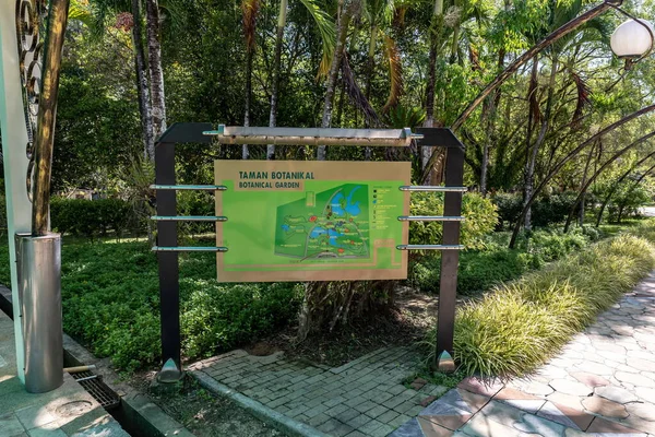 Labuan Malajsie Červen 2021 Labuan Botanická Zahrada Jedním Mnoha Slavných — Stock fotografie