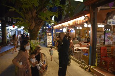 Boracay Island, Philippines, July 10, 2022, tourist spot in central Philippines, lot of visitors coming from country and around the world.