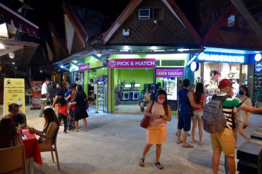 Boracay Island, Philippines, July 10, 2022, tourist spot in central Philippines, lot of visitors coming from country and around the world.