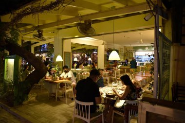 Boracay Island, Philippines, July 10, 2022, tourist spot in central Philippines, lot of visitors coming from country and around the world.