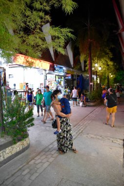 Boracay Island, Philippines, July 10, 2022, tourist spot in central Philippines, lot of visitors coming from country and around the world.