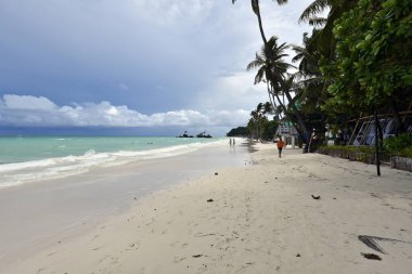 Boracay Island, Philippines, July 10, 2022, tourist spot in central Philippines, lot of visitors coming from country and around the world.
