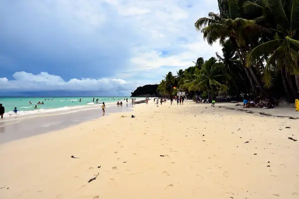 Boracay Island Philippines July 2022 Tourist Spot Central Philippines Lot — ストック写真