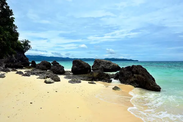Остров Боракай Филиппины Июля 2022 Года Туристическое Место Центральной Части — стоковое фото