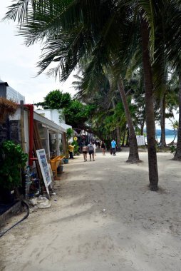 Boracay Island, Philippines, July 10, 2022, tourist spot in central Philippines, lot of visitors coming from country and around the world.