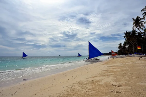 Boracay Island Philippines July 2022 Tourist Spot Central Philippines Lot — Stockfoto