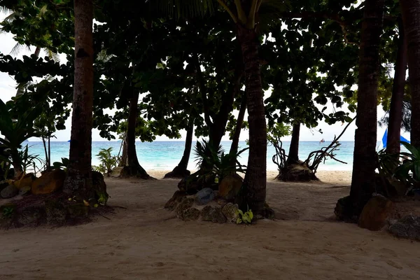 Boracay Island Philippines July 2022 Tourist Spot Central Philippines Lot — Stock Photo, Image