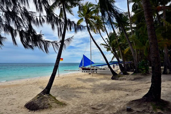 Boracay Island Philippines July 2022 Tourist Spot Central Philippines Lot — ストック写真