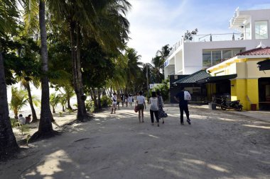 Boracay Island, Philippines, July 10, 2022, tourist spot in central Philippines, lot of visitors coming from country and around the world.