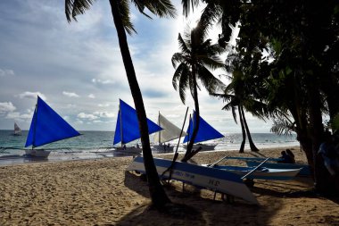 Boracay Island, Philippines, July 10, 2022, tourist spot in central Philippines, lot of visitors coming from country and around the world.