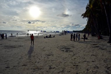 Boracay Island, Philippines, July 10, 2022, tourist spot in central Philippines, lot of visitors coming from country and around the world.