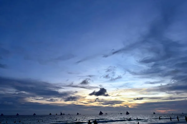 Boracay Island Philippines July 2022 Tourist Spot Central Philippines Lot — 图库照片