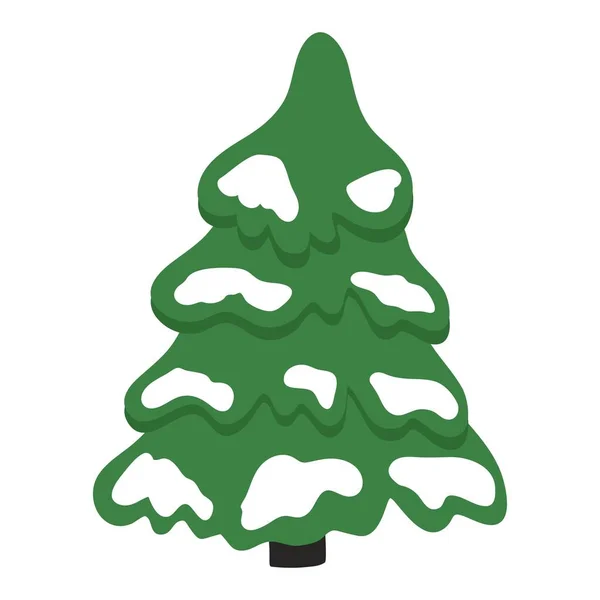 Handgezeichneter Weihnachtsbaum Vector Doodle Skizze Illustration Isoliert Auf Weißem Hintergrund — Stockvektor