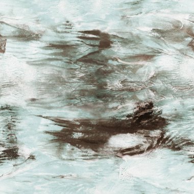 Abstract watercolor seamless pattern of realistic liquid streams of paint effect, fluid art technique of splashes, flows. Acrylic backdrop texture for wallpaper, packaging, fabric