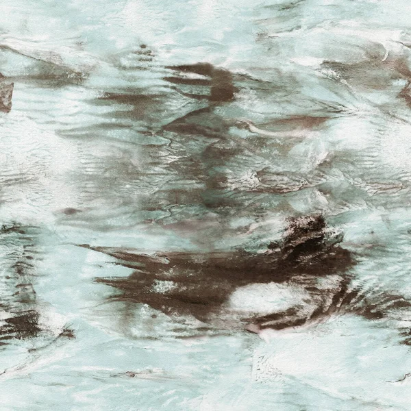 Abstract watercolor seamless pattern of realistic liquid streams of paint effect, fluid art technique of splashes, flows. Acrylic backdrop texture for wallpaper, packaging, fabric