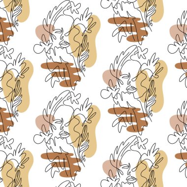 Elle çizilmiş minimalist illüstrasyonlu vektör deseni. Yaratıcı soyut sanat eserleri. Kart, poster, afiş, tişört, rozet, yama için baskı şablonu.