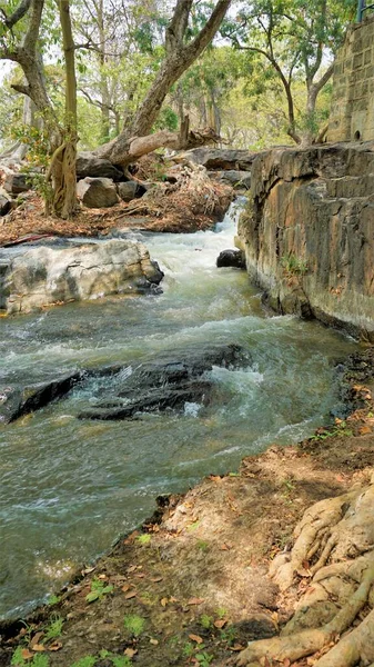 Hogenakkal 'ın güzel manzaraları, Tamilnadu, Hindistan. Bangalore City 'den 120 kilometre uzakta bir turistik yer. En iyi bir günlük piknik yeri.