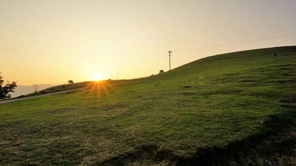 Beautiful View Wenlock Downs 9Th Mile Shooting Point Ooty Sunset — Fotografia de Stock