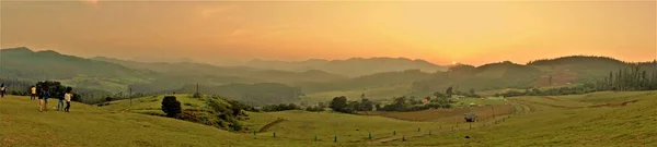 Beautiful View Wenlock Downs 9Th Mile Shooting Point Ooty Sunset — ストック写真