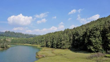 Pykara Şelaleleri, Ooty, Tamilnadu 'nun güzel manzaraları. Güney Hindistan 'daki en iyi balayı yeri.