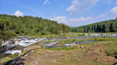 Pykara Şelaleleri, Ooty, Tamilnadu 'nun güzel manzaraları. Güney Hindistan 'daki en iyi balayı yeri.