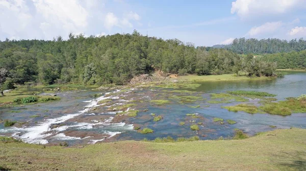 Beautiful Scenic Landscapes Pykara Falls Ooty Tamilnadu Top Honeymoon Destination — Photo
