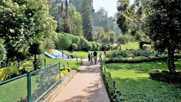 Ooty Tamilnadu Indien April 2022 Vackra Statliga Botaniska Trädgårdar Ooty — Stockfoto