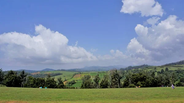 Ooty Tamilnadu India June 2022 Τουρίστες Απολαμβάνουν Όμορφο Καταπράσινο Υπερυψωμένο — Φωτογραφία Αρχείου