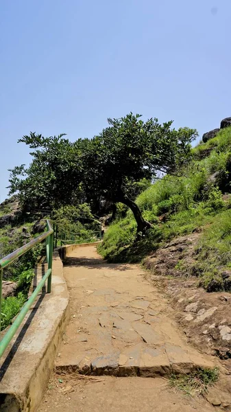 Vacker Sightseeing Plats Needle Rock Punkt Eller Självmord Punkt Ljus — Stockfoto