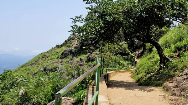 Güneşli Bir Günde Needle Rock Manzaralı Güzel Bir Manzara Intihar — Stok fotoğraf