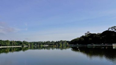 Beautiful view of Sankey tank lake. A manmade lake constructed by Col. Richard Hieram Sankey to meet the water supply demands of Bangalore along with walking and running lane.