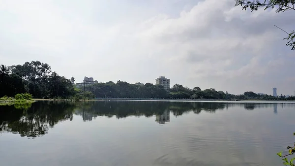 Beautiful View Sankey Tank Lake Manmade Lake Constructed Col Richard — 图库照片