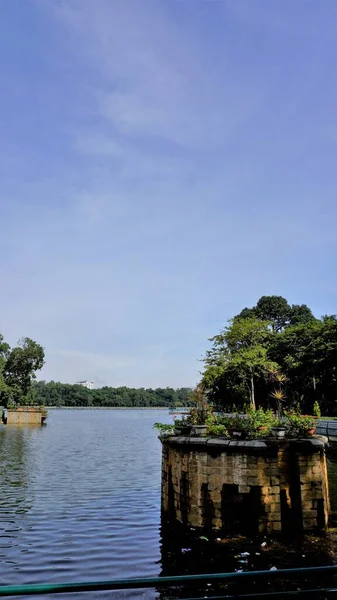 Beautiful View Sankey Tank Lake Manmade Lake Constructed Col Richard — Fotografia de Stock