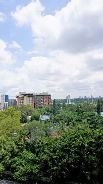 Bangalore Karnataka India June 2022 View Bangalore Cityscape Terrace Chancery — ストック写真